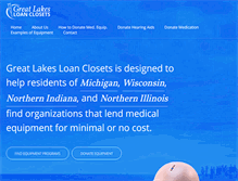 Tablet Screenshot of loanclosets.org